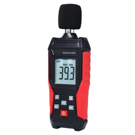 Decibel Meter, Sound Level Meter 30-130dB Digital Audio Noise Meter with MAX/MIN, LCD Backlight Display, Sound Detector for Home, Office, School