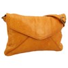 Gusti Umhängetasche Leder - Karisma Damen Handtasche Ledertasche Vintage Braun