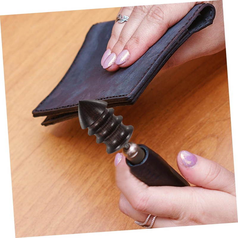 OSALADI 5Pcs Leather Burnishing Tool Edge Burnisher Rods for Polishing