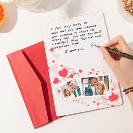 Giftasy Geburtstagskarte, Hochzeitskarte aus Bambus, Geburtstagskarte für Frau, Hochzeit Karte, Grußkarte, Birthday Card, It's Your Day, Valentinstag, Weihnachten