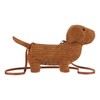 Apricot Lamb Dachshund Dachshund Dog Animal Shaped Plush Bag Plush