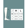 Maison Peony Men's Compression Socks, For Night, Silk Blend, For