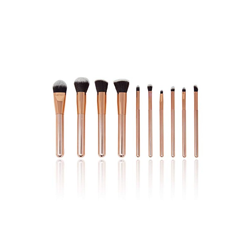 10 Piece Luxurious Makeup Brush Set