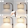 Nintiue Upgraded Modern Arc Dimmable Tall Standing Floor Lamp with