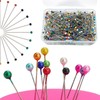 500 Pcs Dressmaking Pi ns, Glass Head Pins With Sharp