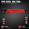 6 Pcs Angle Stop Wrench Kit with 1/2" Compression Sleeve