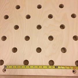 Plyobox Warehouse 24"x24" Climbing Pegboard