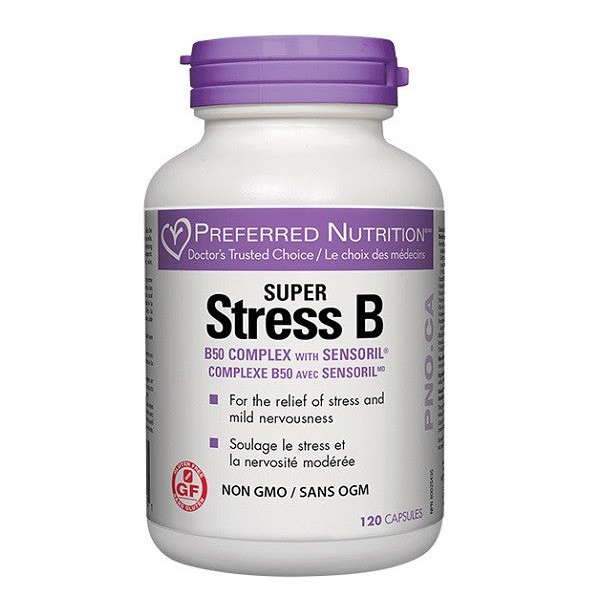 Preferred Nutrition Super Stress B50 Complex 120 Capsules