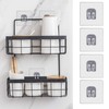 YeeBeny Corner Shower Caddy Adhesive Sticker Hook Mount for Shower