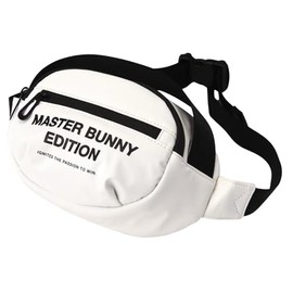 Master Bunny 758-4281105 Body Bag (Adjustable Belt, Brand Logo) / Golf, 030_white