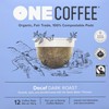 OneCoffee Organic Decaf Dark Roast 12 Count Single Serve Coffee