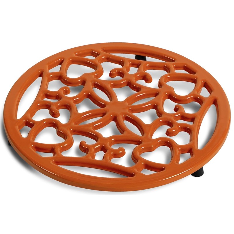 Cast Iron Trivet, Decorative Hot Pot Stand, Kitchen Table Protector