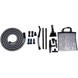 Premium Quick Click Multi-Brand Power Tool 7-Piece Dust and Fume Collection Set with 20 Ft. Hose and Wet/Dry Vacuum Accessories