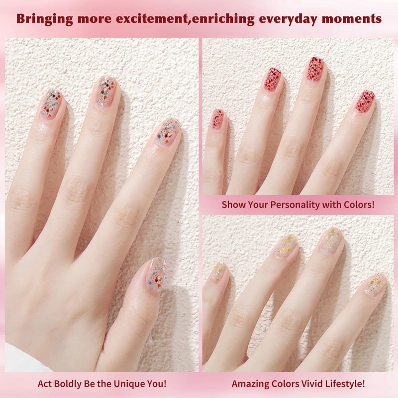 Jelly Nail Polish Set Dark Red Nail Polish Quick Air