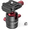 SMALLRIG 360° Ball Head with 1/4 Inch Screw Mount, Aluminium