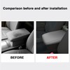 IKABEVEM Armrest Cover for 2008-2013 Toyota Highlander Center Console Armrest