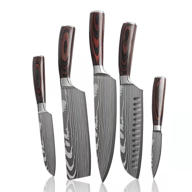 Hong Won Knife Set,3.5-8 Inch Set Boxed Knives,Premium German Stainless