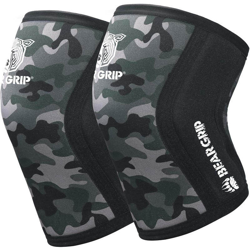 BEAR GRIP Premium 7mm Knee Sleeves (Pairs) - XS