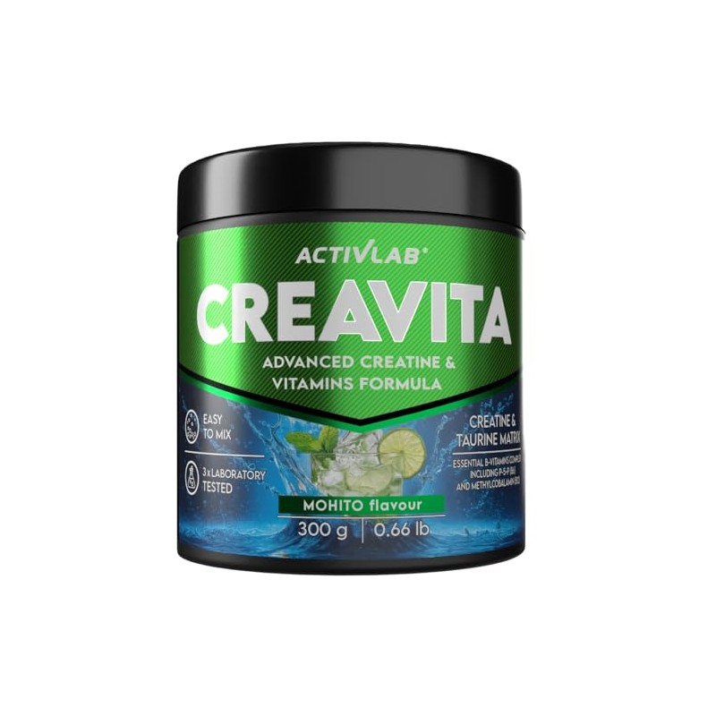 Activlab CREAVITA - Jar 300g - 30 Servings - Mohito