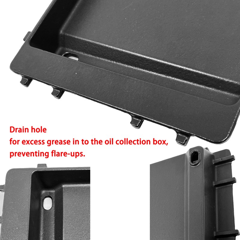 Direct Store DC128 7658 Cast Iron Griddle for Weber Spirit