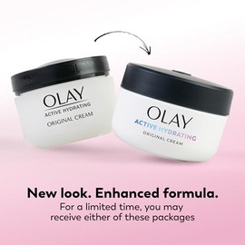 OLAY - Crema Hidratante Facial Activa 56 ml – Hidratación Profunda por 48 Horas, Fórmula No Grasosa, Para Todo Tipo de Piel