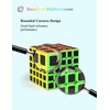 ROXENDA 5X5 Speed Cube, 5X5X5 Puzzle Cube Super-durable Carbon Fiber