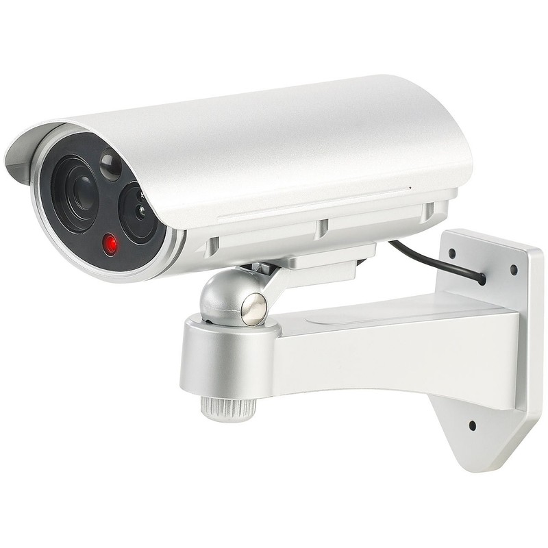 VisorTech Outdoor Camera Dummies: Set of 2 Dummy Security Cameras,