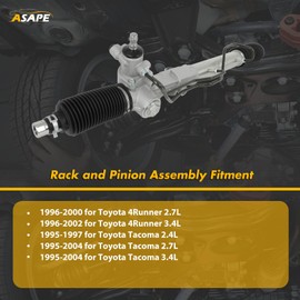 ASAPE Hydraulic Power Rack and Pinion Steering Compatible with 1996-2002 for 4Runner Sport Utility 3.4L 1965 for 1600 1.6L 1996-2000 for 4Runner Sport Utility 2.7L Replacement 26-2625 262625