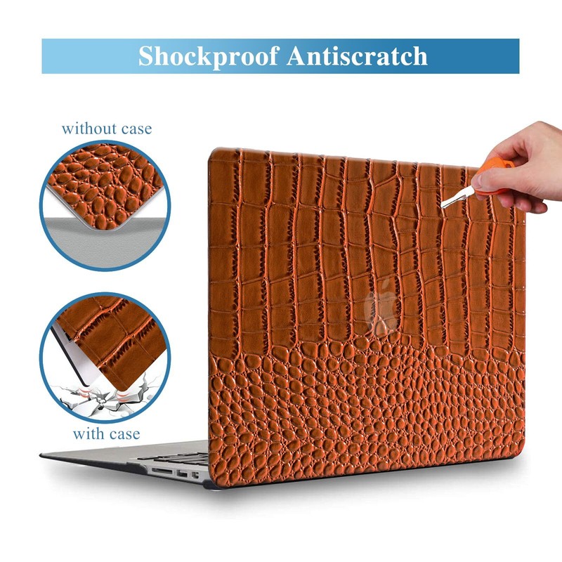 KEROM Crocodile Case for MacBook Pro 14 Inch 2024-2021 M4