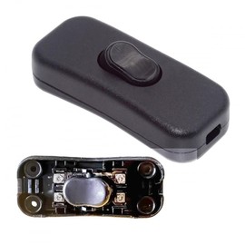 CY Switch Universal Interruptor 318 Switch Cord Inline On-Off Switch DPST Control Rocker for Bedroom Table Lamp Desk Light Strip