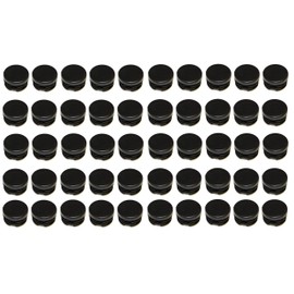 1" Round Tubing Plastic Hole Plug End Cap, 1 inch OD Tube Pipe Cover Plug, Heavy Duty Plastic Plug Cap Insert, Durable Chair Glide (100)