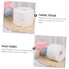 TOVINANNA 2 Rolls Thickened Disposable Cotton Face Towels for Makeup