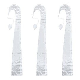 Pink Pineapple Festival Flags Fabric: Set of 3 Flag Fabric Made of Colourful Parachute Silk Approximately 2 Metres High Flagpoles for Round Arch Flag Not Included Garden Flags (White)