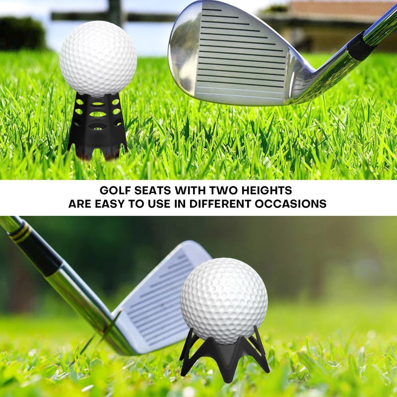 Golf Simulator tees, 24Pcs Plastic Golf Mat Tees for Home,