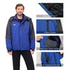 Wantdo Men's Waterproof Mountain Jacket Fleece Windproof Ski Jacket US