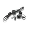 DIY Floor Lamp Set with E27 Socket and Cable Black