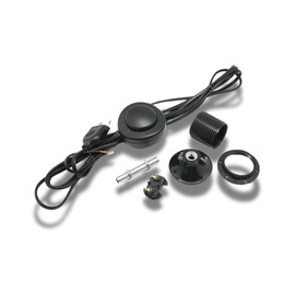 DIY Floor Lamp Set with E27 Socket and Cable Black Hannas Laden for Lamps with Lampshade Includes Assembly Instructions (English language not guaranteed)