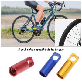 10 Pieces Presta Valve Caps for Mountain Bike Road Bike Aluminium Alloy Tyre French Style Dust Cover 2 Pieces Each Color