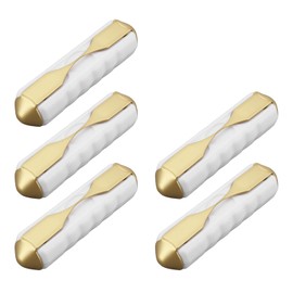 ECSiNG 5pcs BK/GBC-8 Electric Vehicle Fuse 24x6mm for Automobiles Industrial Equipment White