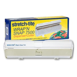 Stretch-Tite Wrap'n Snap 7500 Dispenser, Easy Refill and Cutter for Plastic Wrap