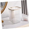 CAXUSD 2pcs Mini Desktop Trash Can Compact Plastic Waste Basket