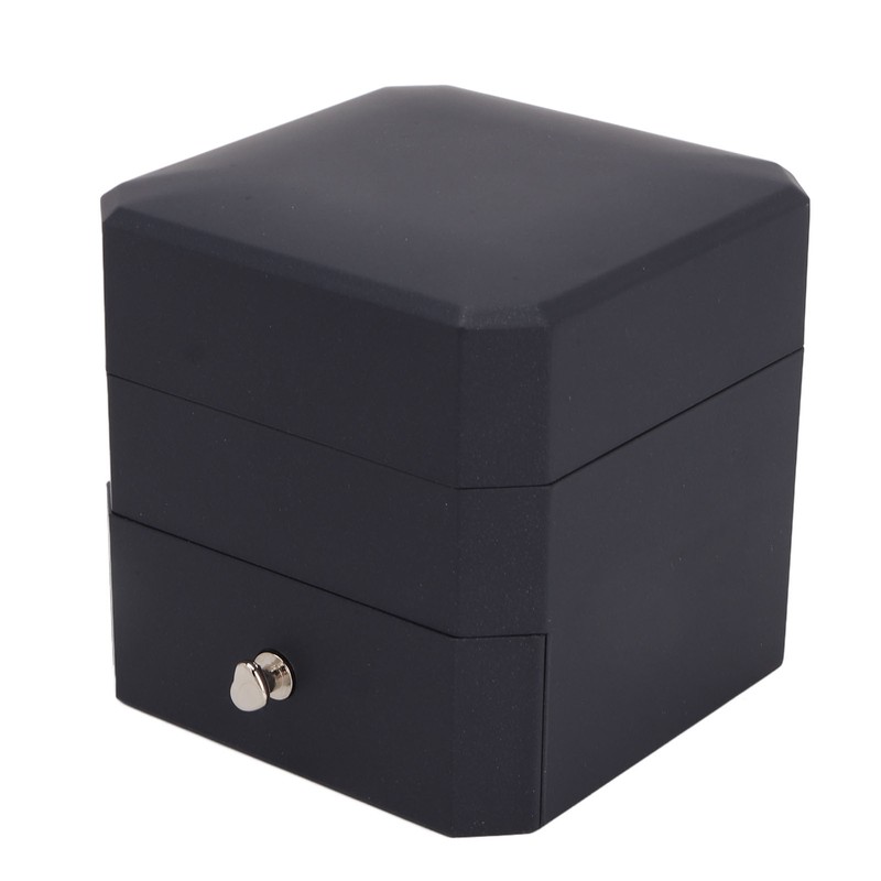 Red Rose Gift Box Soft Flocking Lifting Drawer Portable Jewelry
