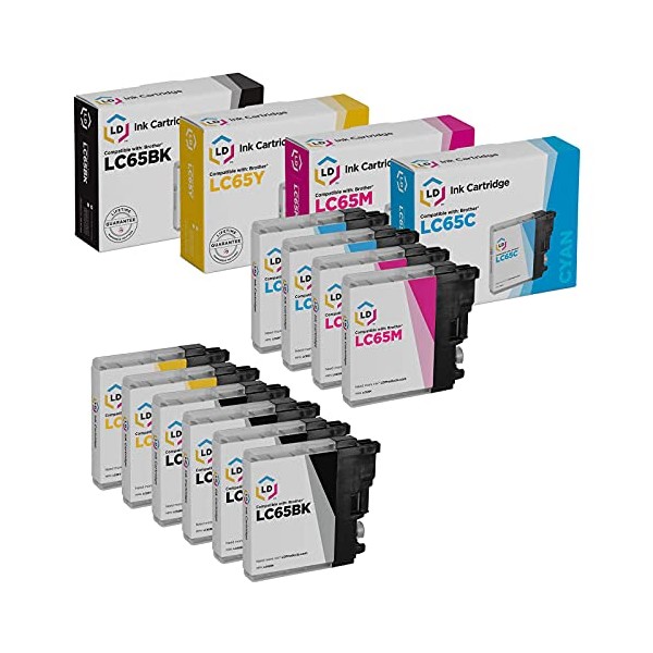 LD Compatible Ink Cartridge Replacement for Brother LC65 High Yield