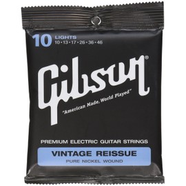 Gibson Gear Vintage Reissue Electric Guitar Strings, Light (10-46)