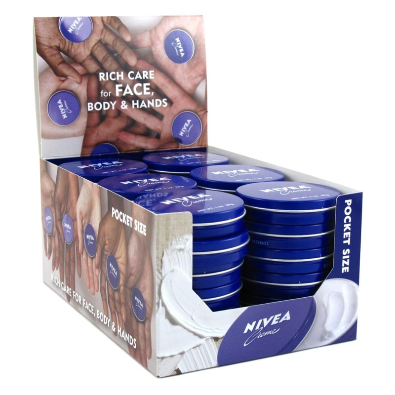 Lata Nivea Creme de 1 onza (paquete de 36)
