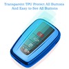 Autophone for Toyota Key Fob Cover with Keychain Soft TPU