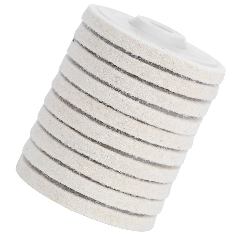 10pcs Angle Grinder Polishing Discs Wool Buffing Grinding Wheel Pads