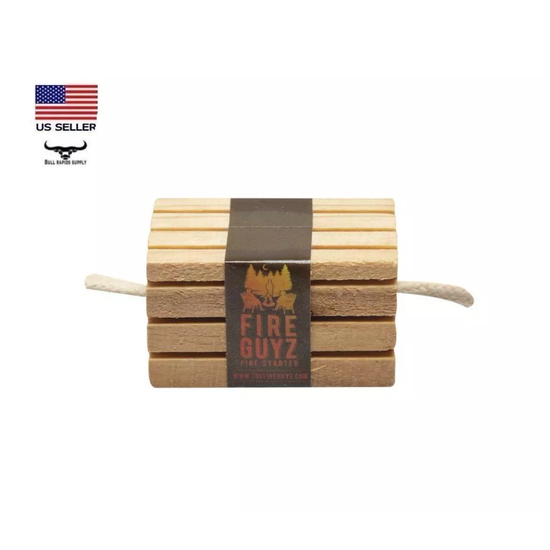 Fire Guyz SINGLE Fire Guyz Fire Starter Campfire Fireplace Cooking