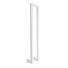 Side Mount U Shaped Stair Railing, 2.6FT Metal Handrail Industrial Style Decorative Staircase Hand Rail for Indoor & Outdoor Stairs Porch Deck Loft
