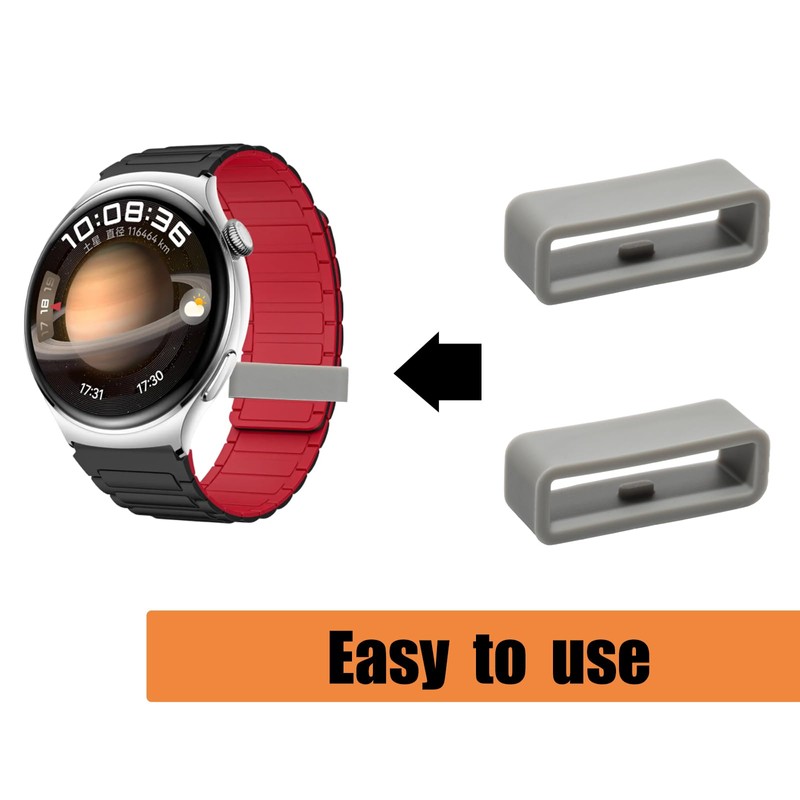 Lilaly 6 Pcs Watch Strap Holder - Replacement Silicone Watch